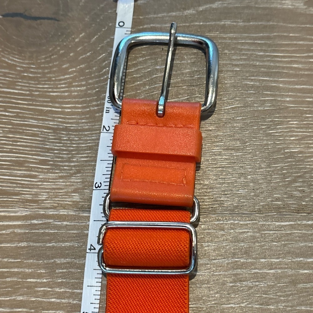 adidas Orange Belt with Silver Buckle 171